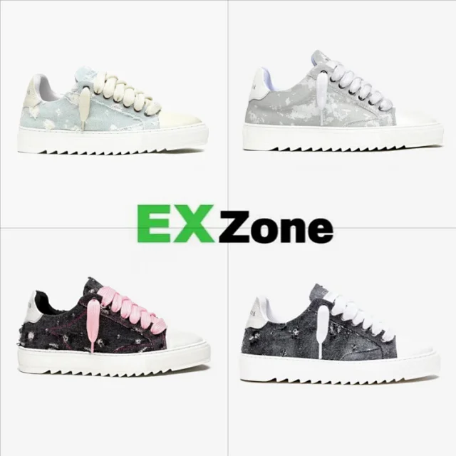 Unbranded Sneakers Low-Top Lace-Up with Sawtooth Sole product detail image 1