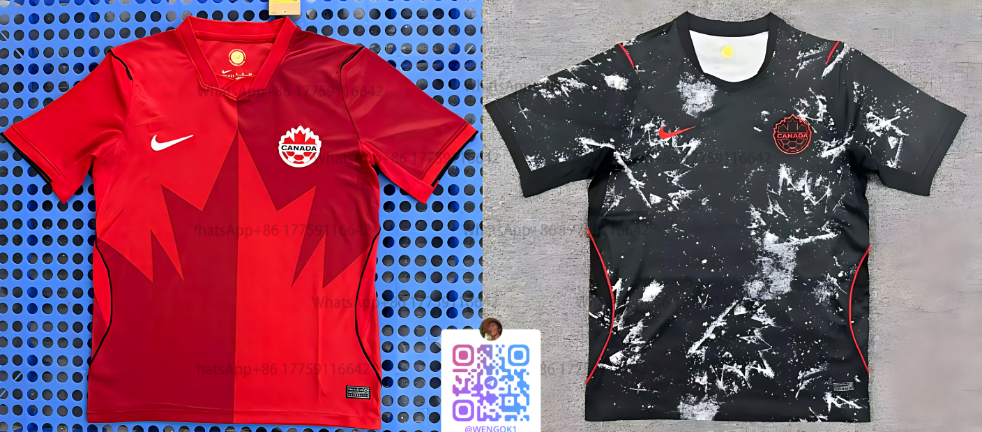 Nike Canada National Team 2023 Home and Away Jerseys