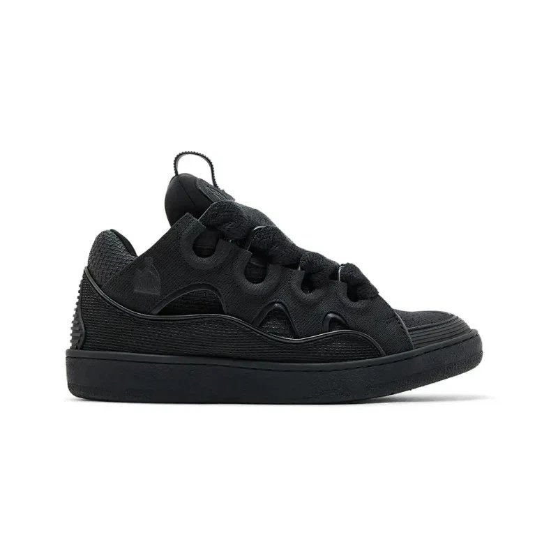 Lanvin Sneakers Curb — Metallic Effect - Black