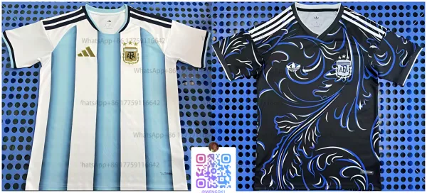 Adidas Argentina National Team Home and Away Jerseys - 1