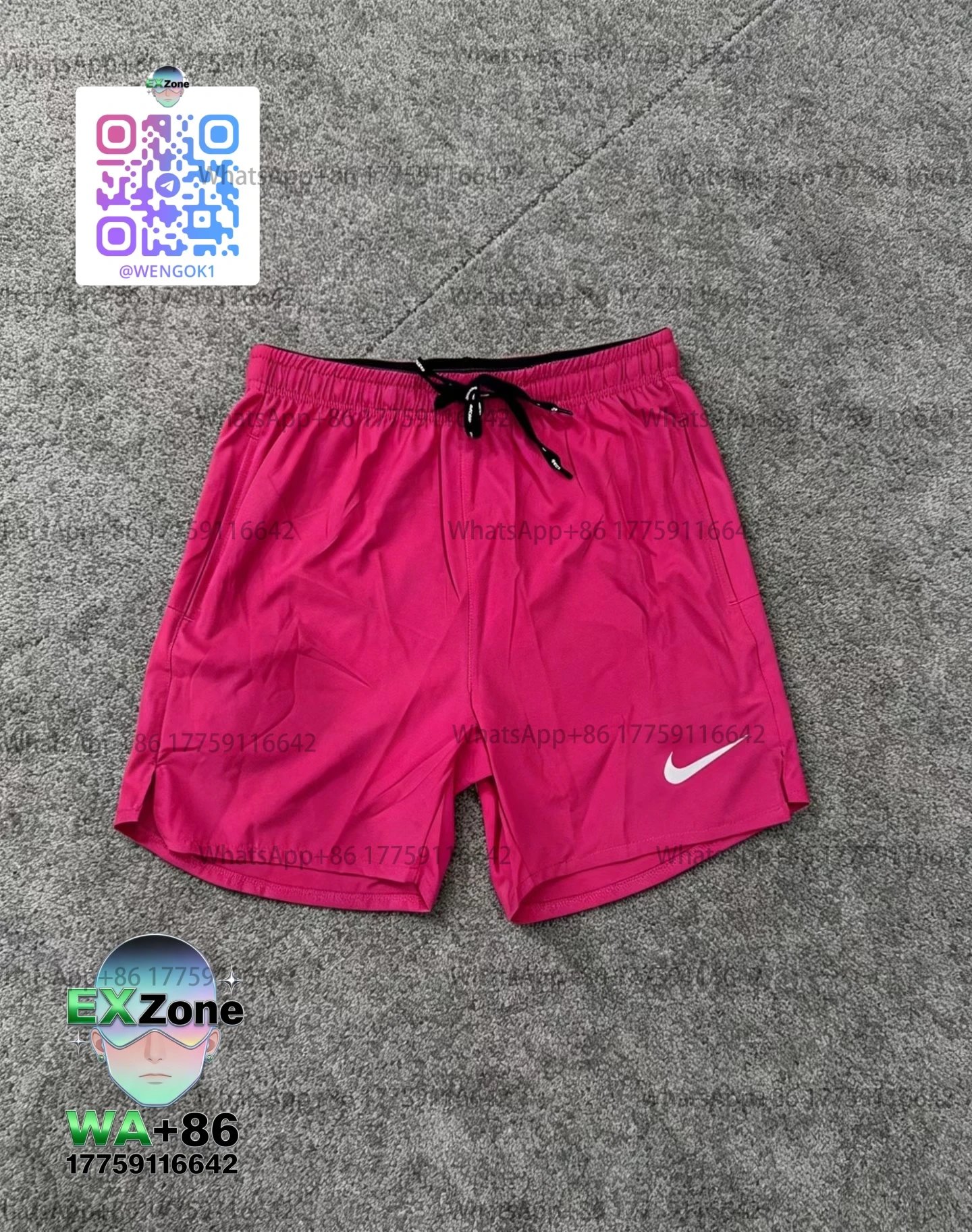 Nike Matching Sets Three-Piece Hooded Windbreaker Jacket, T-Shirt and Shorts Set image 15