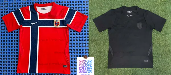 Nike Norway National Team Home and Away Soccer Jerseys - 1