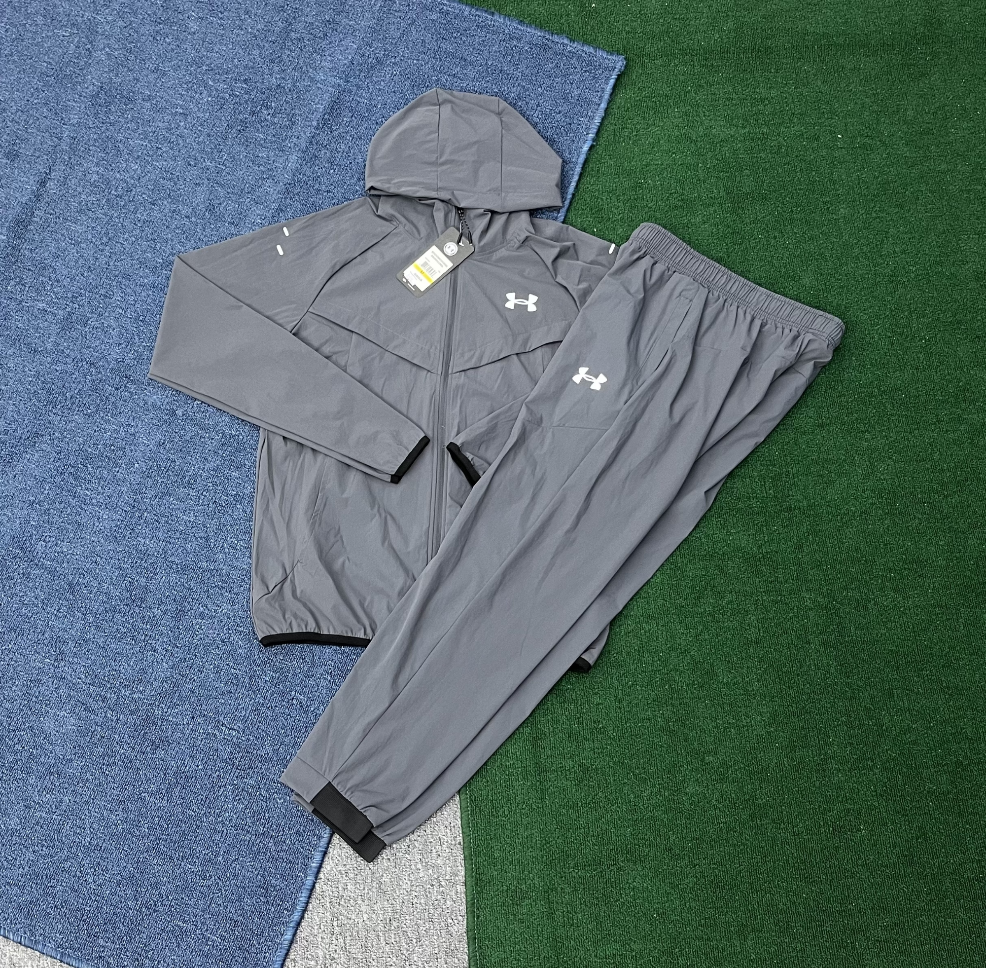 Under Armour Jackets Zip-Front Sports Jacket — Set-Gray Gray