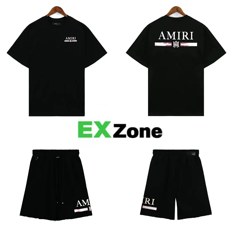 Amiri Logo T-Shirt/Shorts Set