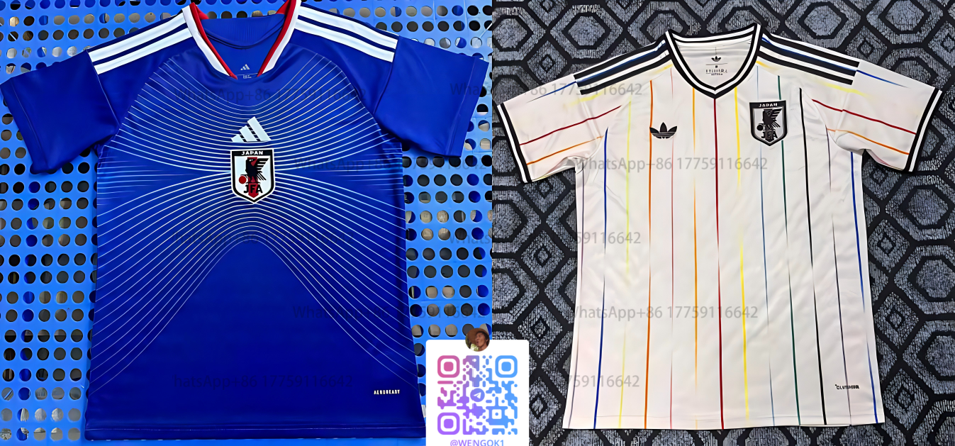 Adidas Japan National Team 2023 Home and Away Jerseys