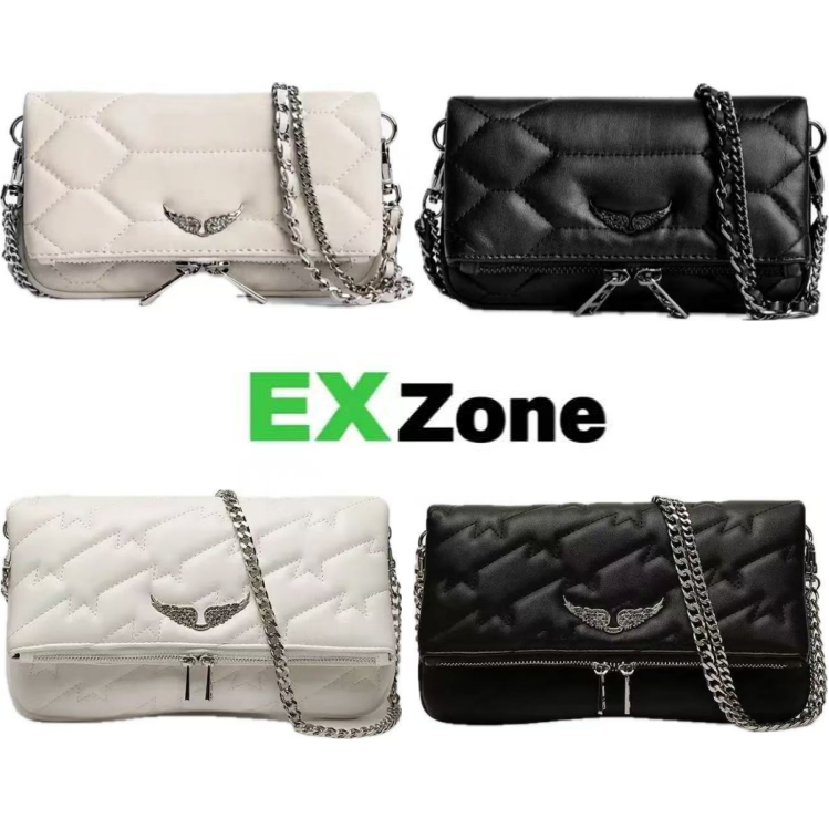 Unbranded Crossbody Bags Wing-Emblem Chain-Strap Tassel Bag image 1