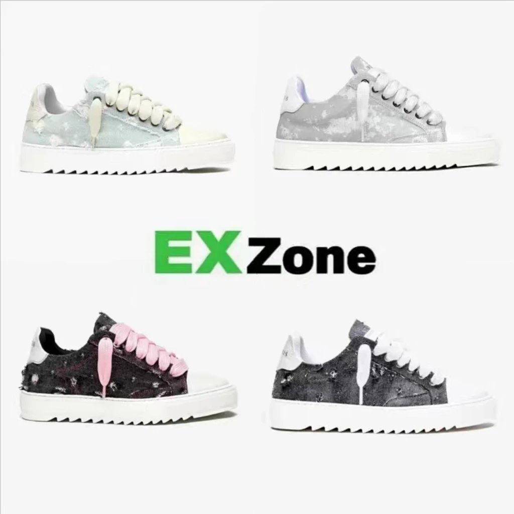 Unbranded Sneakers Low-Top Lace-Up with Sawtooth Sole image 1