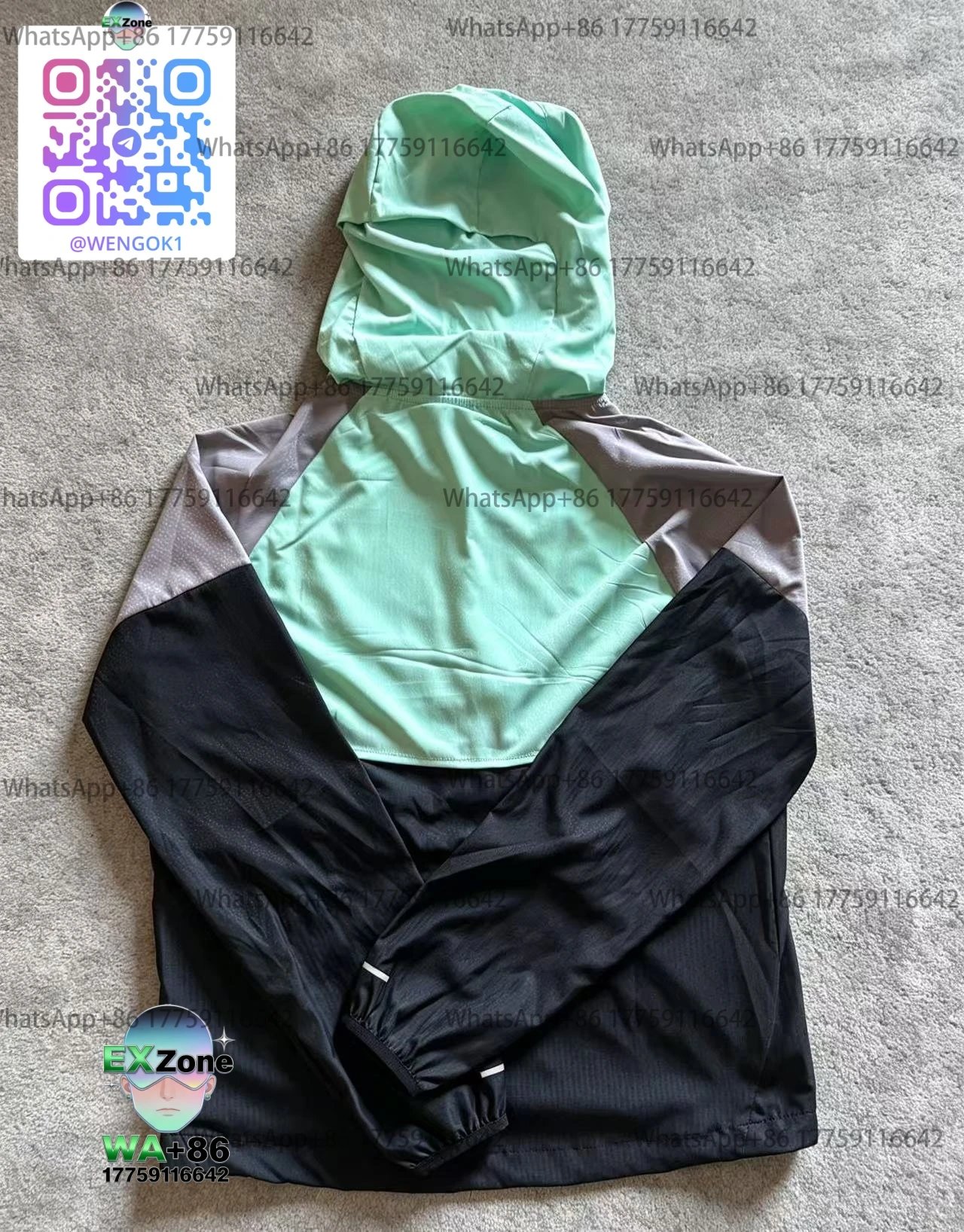 Nike Matching Sets Three-Piece Hooded Windbreaker Jacket, T-Shirt and Shorts Set image 6