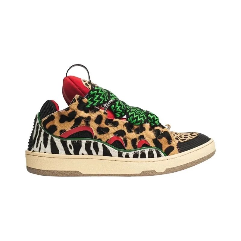 Lanvin Sneakers Curb — Animal Print (Custom color—no returns or exchanges)