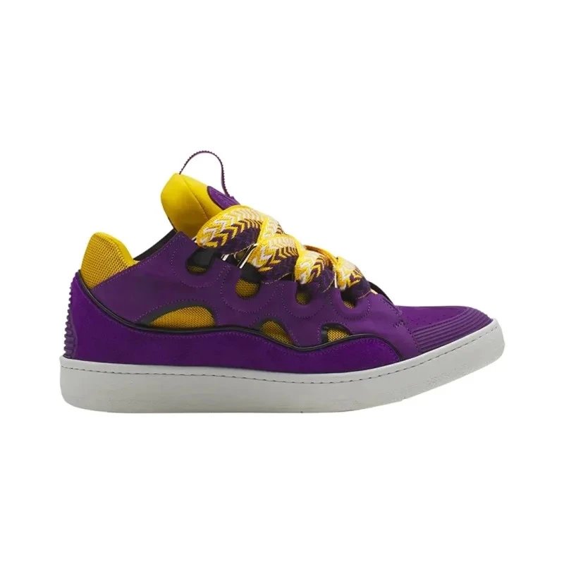 Lanvin Sneakers Curb — Purple Yellow (Custom color; no returns or exchanges)