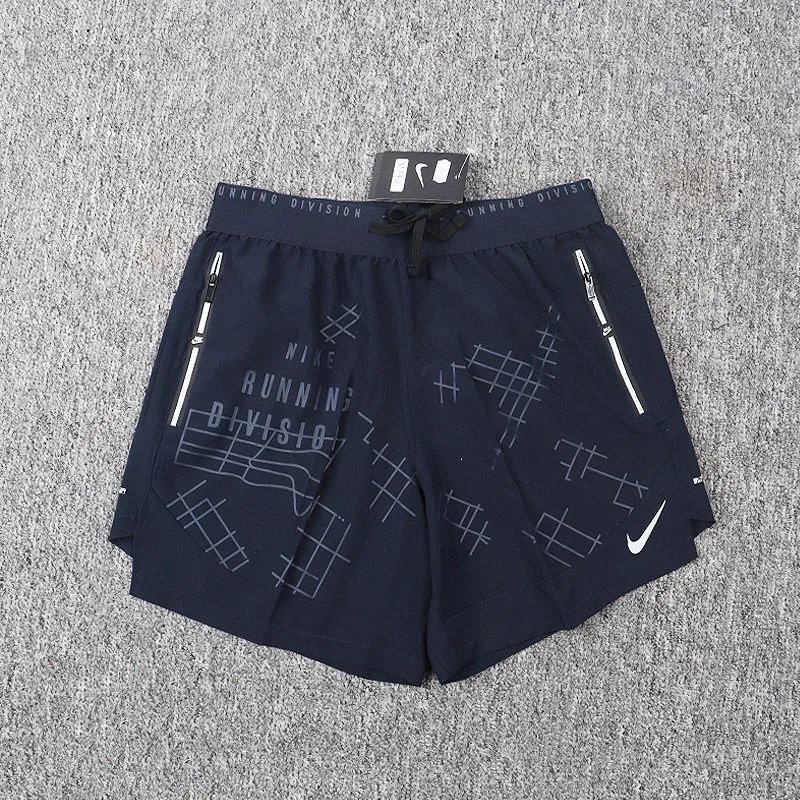 Nike Shorts Double-Layer Running with Reflective Zip Pockets image 7