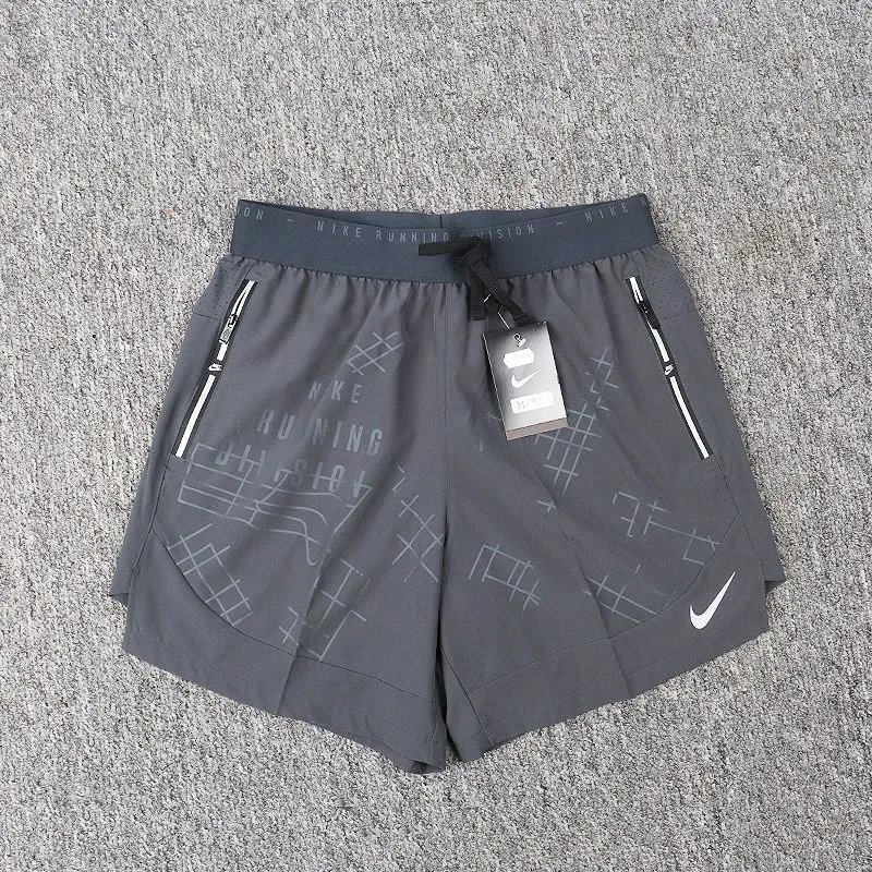 Nike Shorts Double-Layer Running with Reflective Zip Pockets image 5