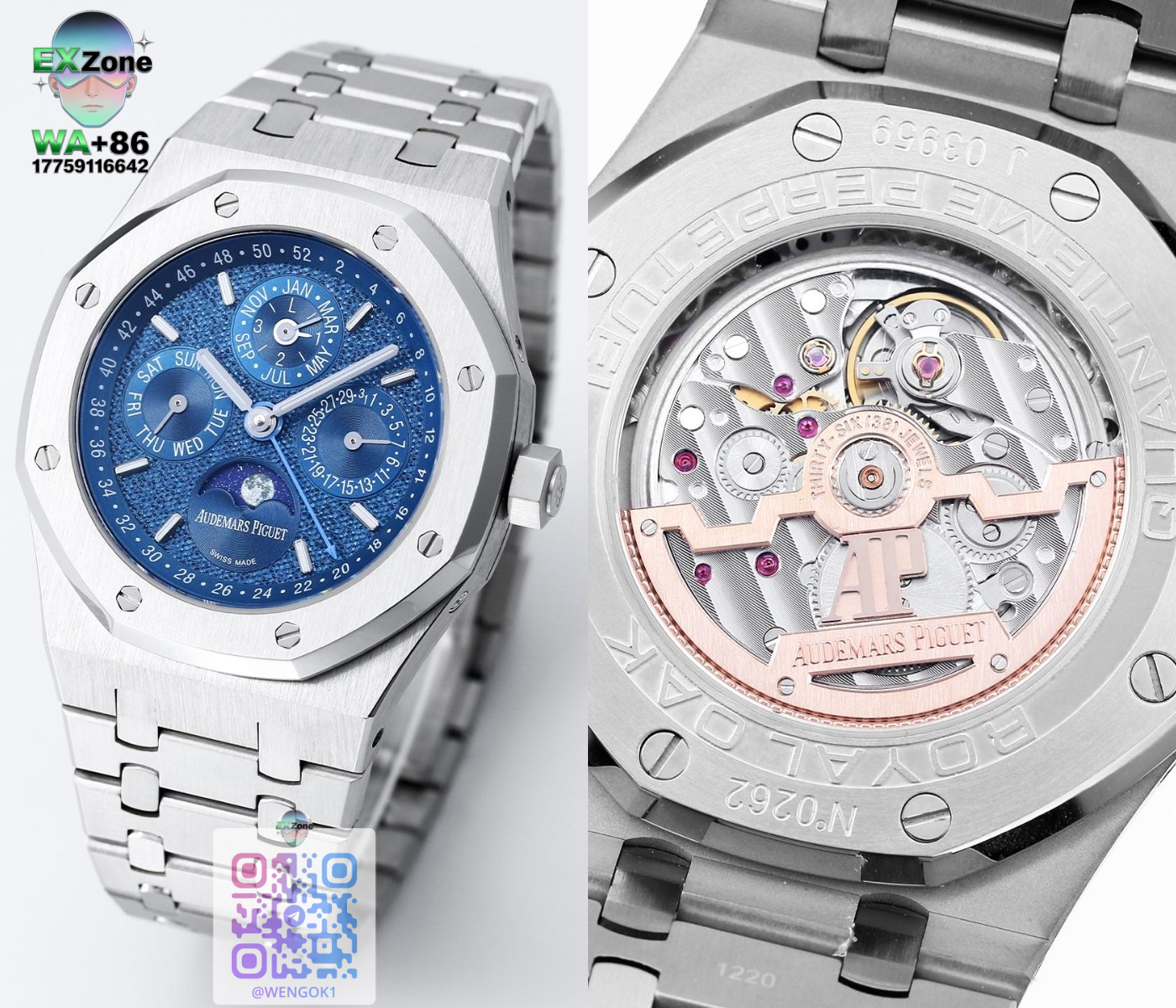Audemars Piguet Watches Royal Oak mechanical wristwatch product image