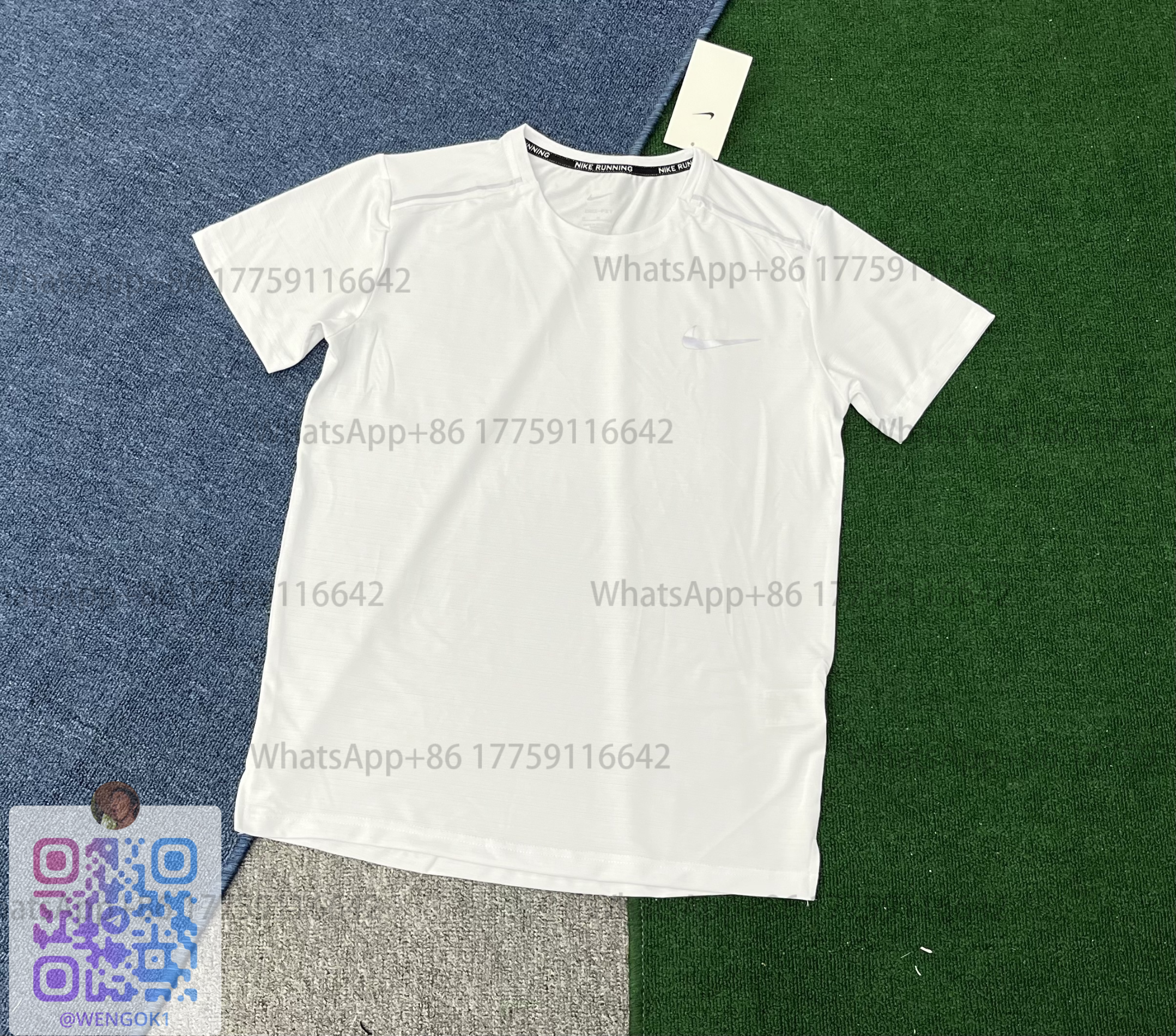 Nike Running Dri-FIT Short Sleeve T-Shirt White