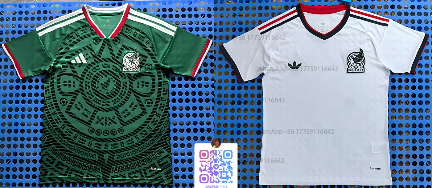 Adidas Mexico National Team 2023 Home and Away Jerseys