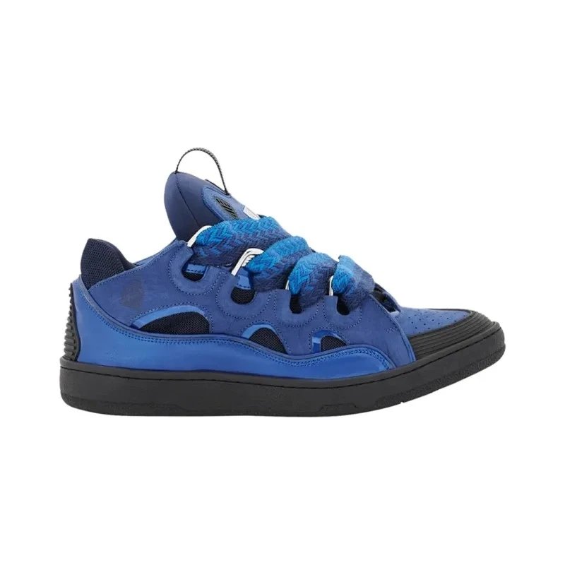 Lanvin Sneakers Curb — Metallic - Majorelle Blue (Custom colors are final and cannot be returned or exchanged)