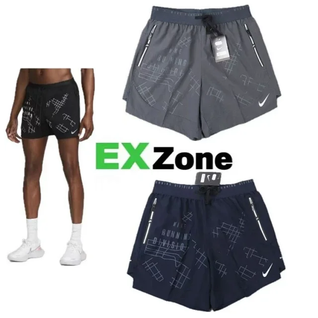 Nike Shorts Double-Layer Running with Reflective Zip Pockets product detail image 1