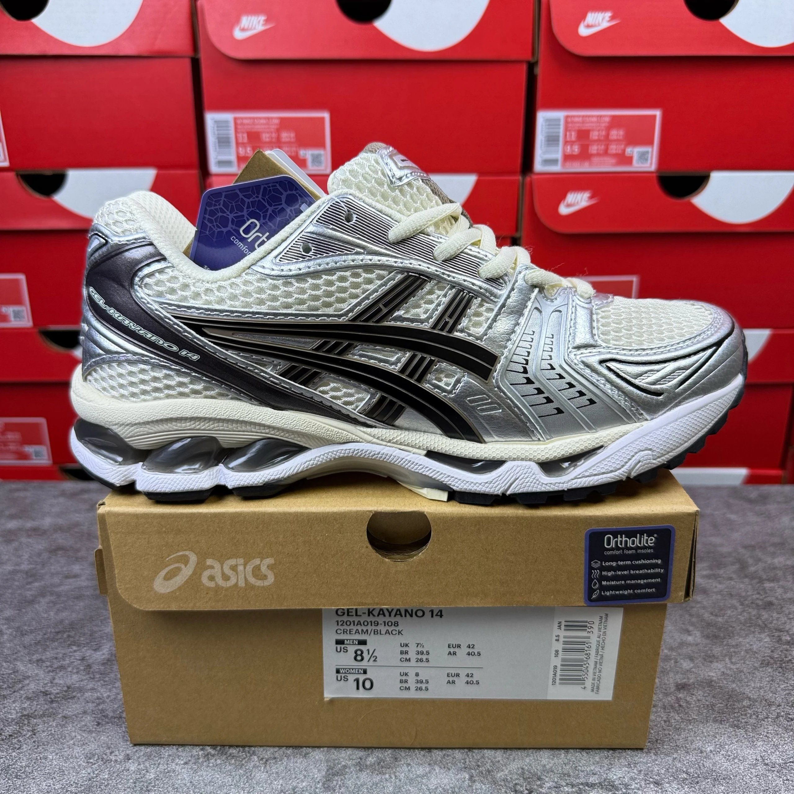 Silver Cream 1201A019-108 Black Yellow