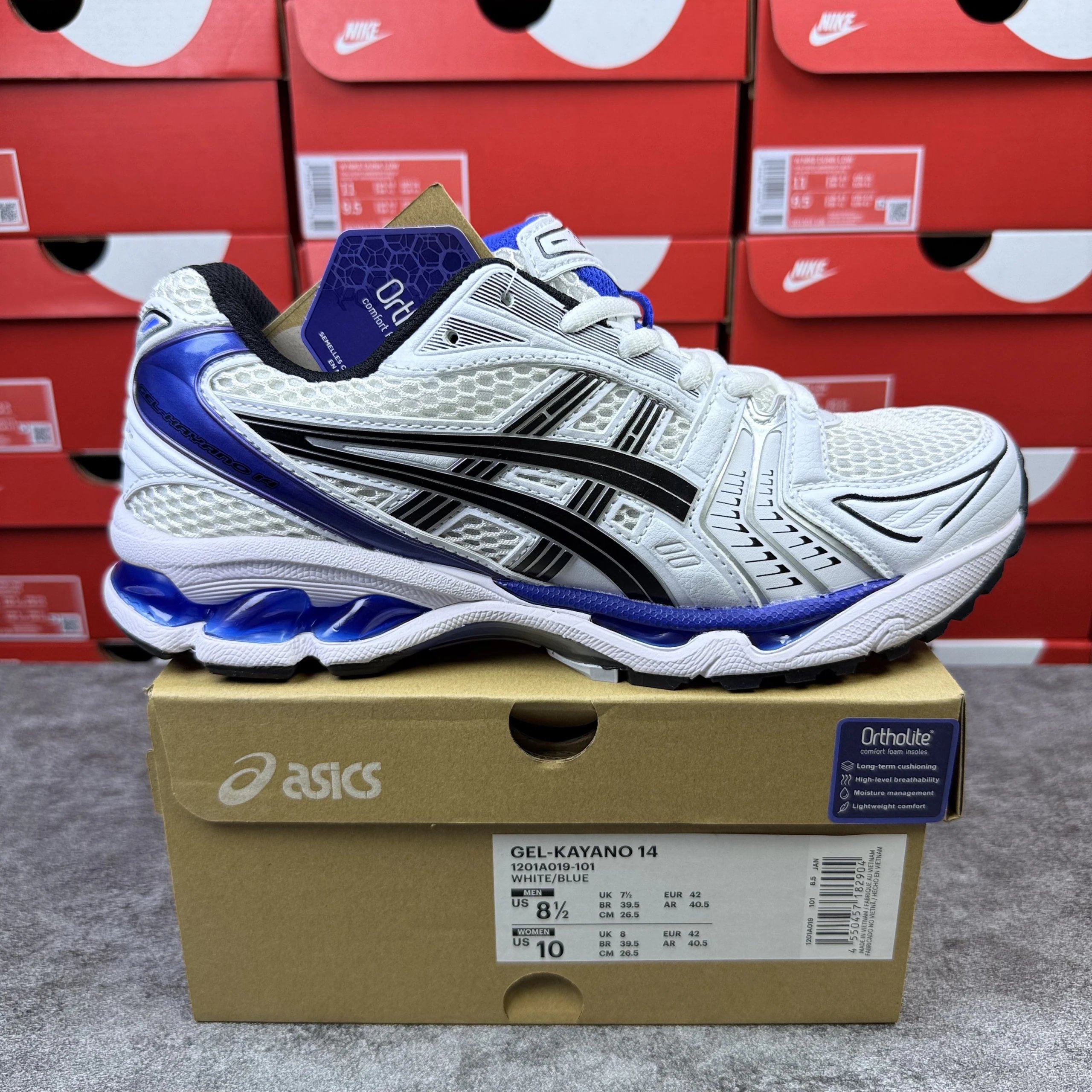 1201A019-101 White Blue