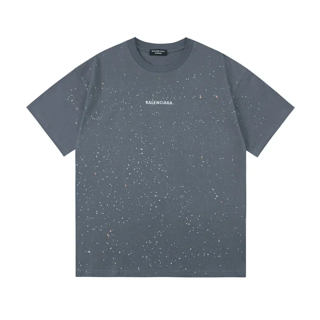 Balenciaga Galaxy Print Oversized Cotton Men T-Shirt