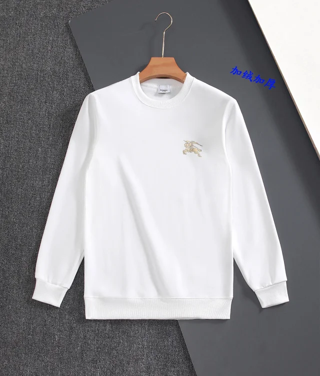 Burberry Men Hoodie Thick Cotton Sweatshirt Winter Wear