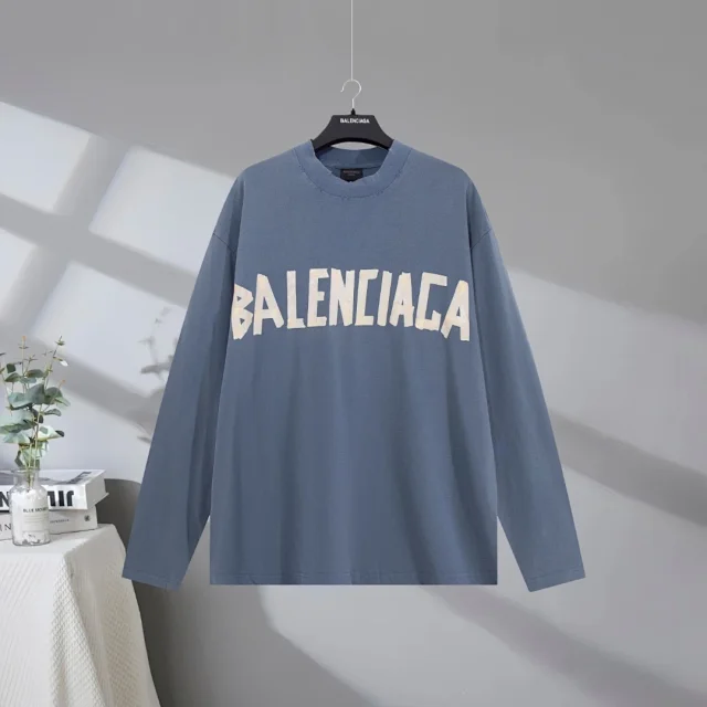 Balenciaga Oversized Logo Unisex Cotton Hoodie
