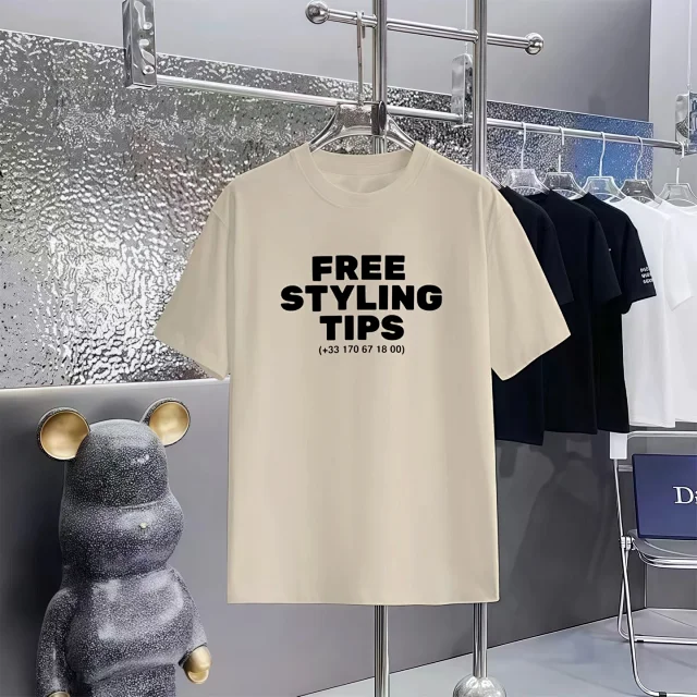 Balenciaga Free Styling Tips Oversized Cotton T-Shirt