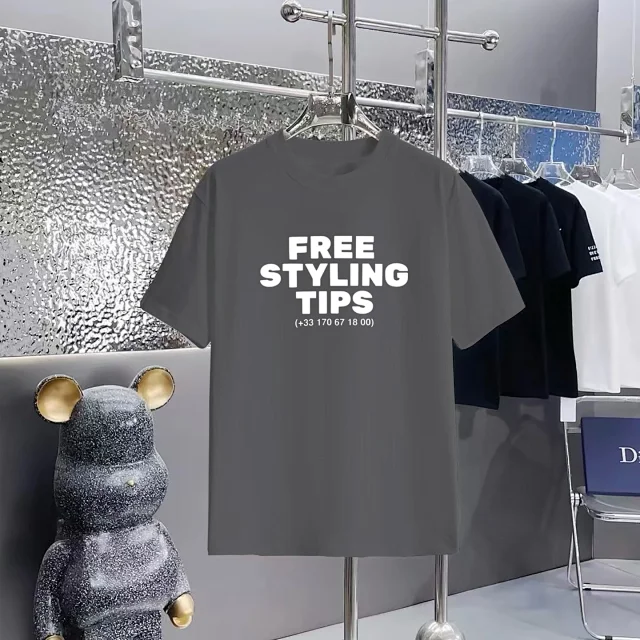 Balenciaga Unisex Free Styling Tips Cotton T-Shirt