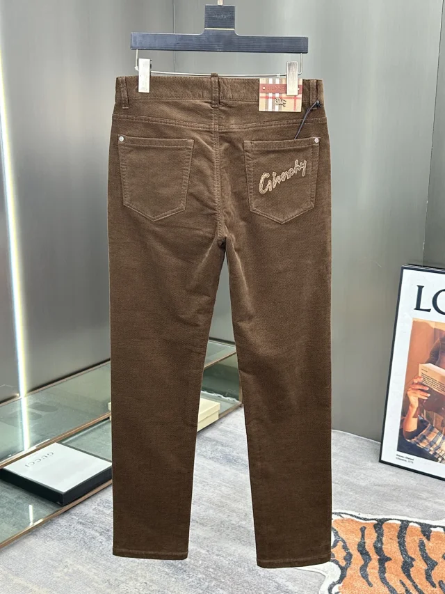 Balenciaga Brown Corduroy Pants Casual Luxury Wear