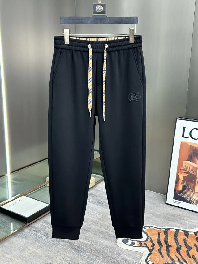 Balenciaga Black Joggers Unisex Luxury Pants