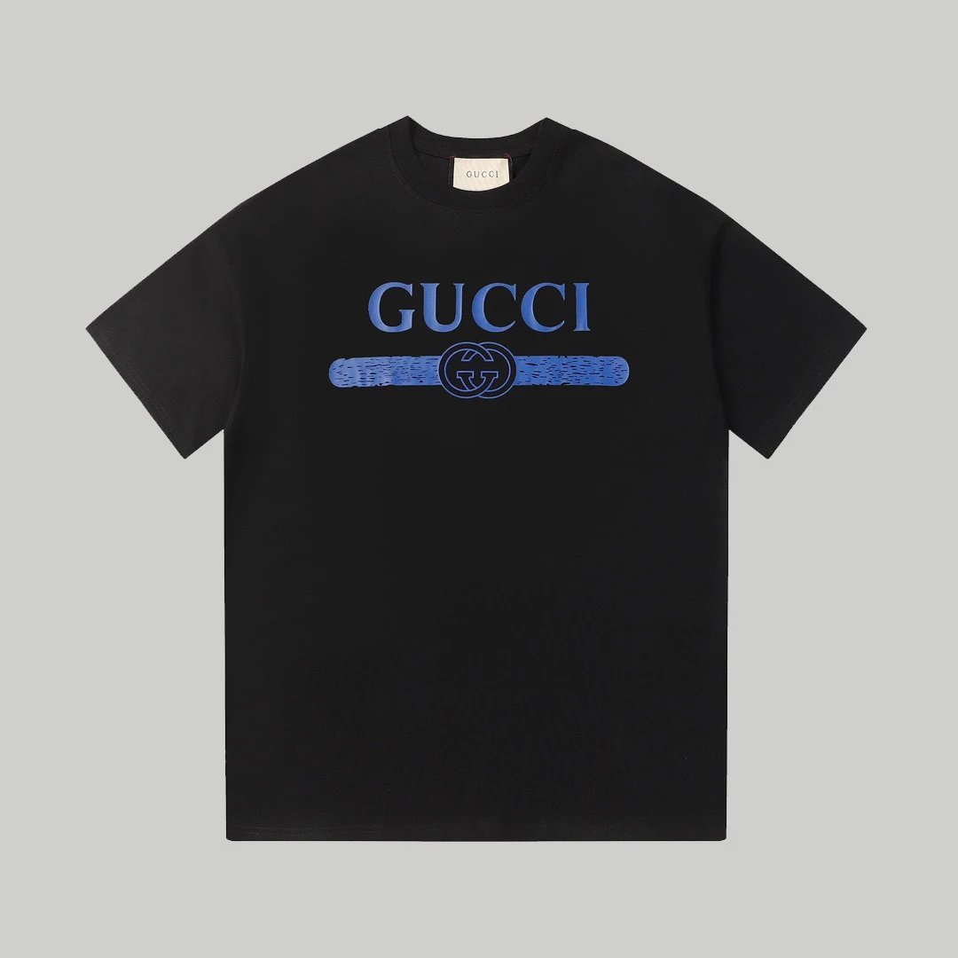 Gucci T-Shirts Short-Sleeve Graphic Logo — 11
