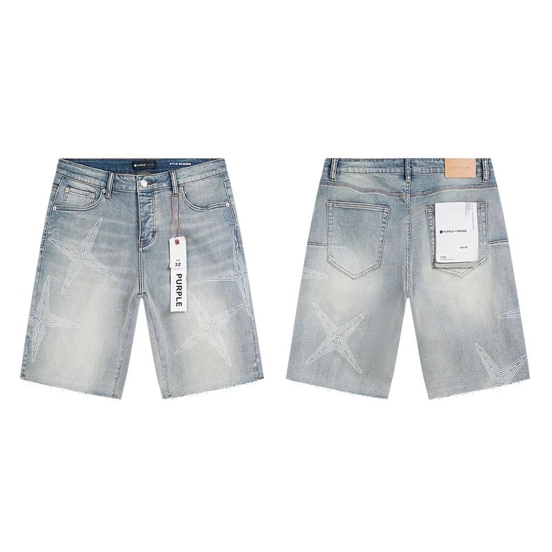 Purple Brand Shorts Distressed Denim — 18