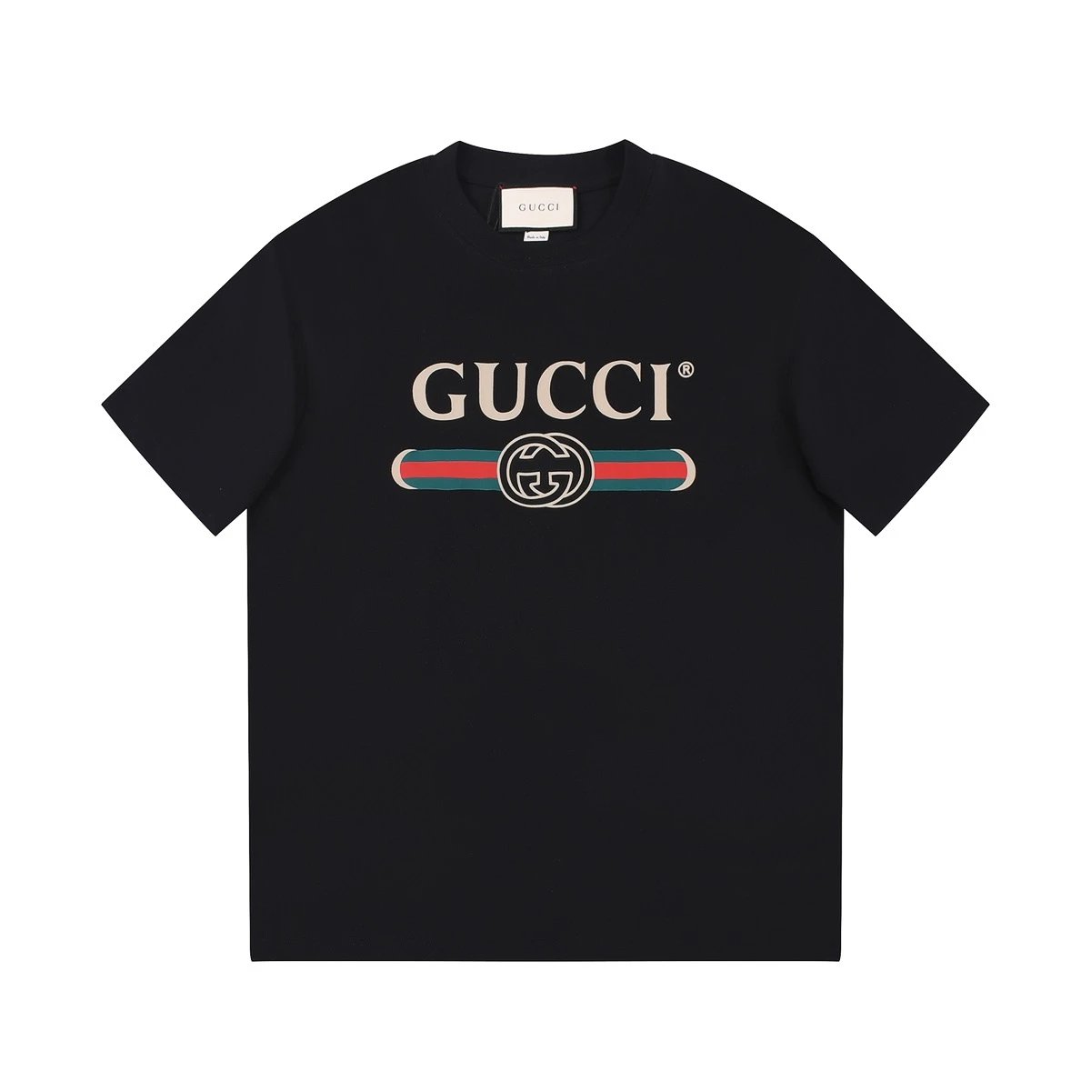 Gucci T-Shirts Short-Sleeve Graphic Logo — 09