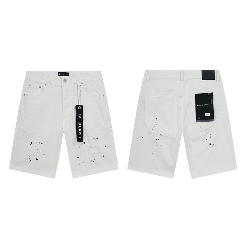 Purple Brand Shorts Distressed Denim — 06