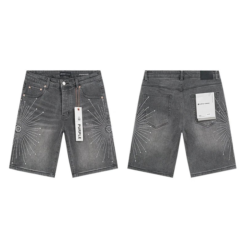 Purple Brand Shorts Distressed Denim — 10