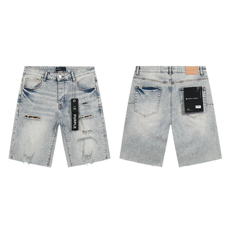 Purple Brand Shorts Distressed Denim — 05