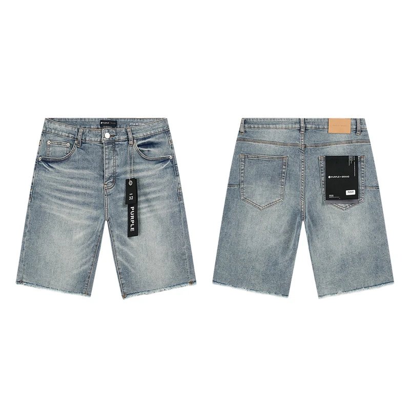 Purple Brand Shorts Distressed Denim — 15