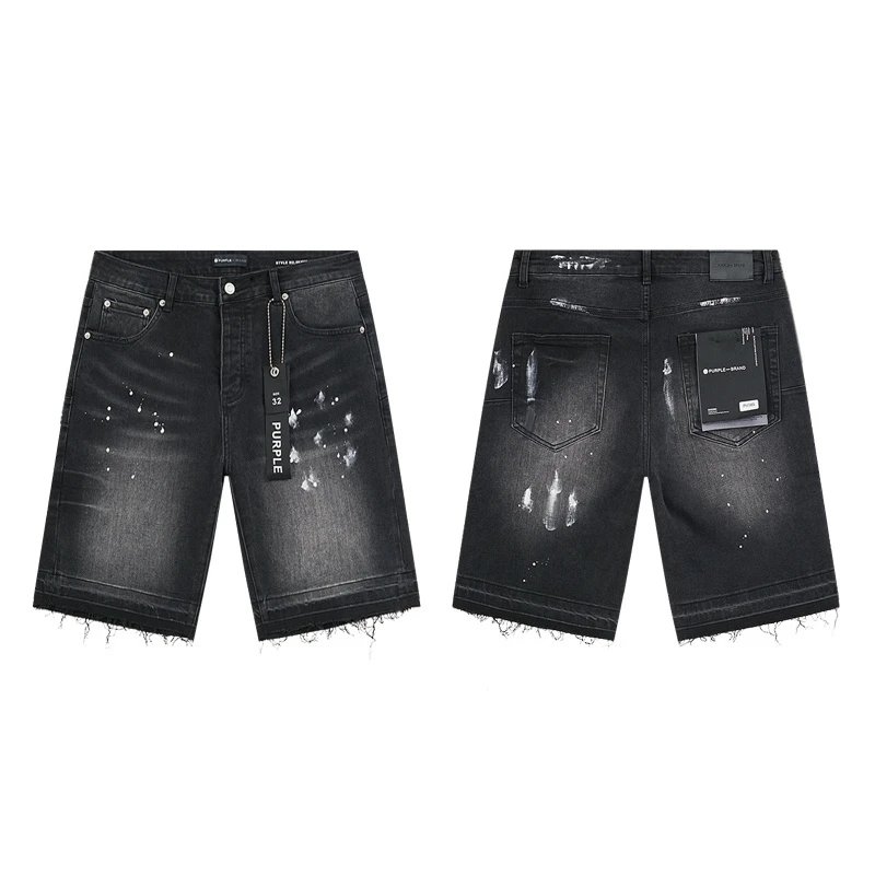 Purple Brand Shorts Distressed Denim — 03