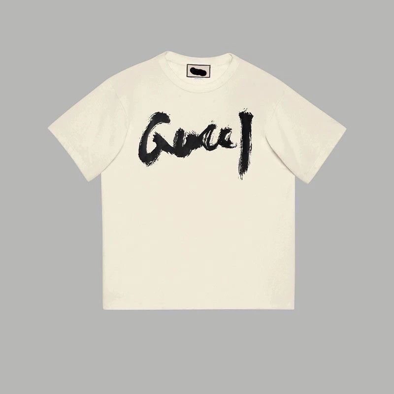 Gucci T-Shirts Short-Sleeve Graphic Logo — 25