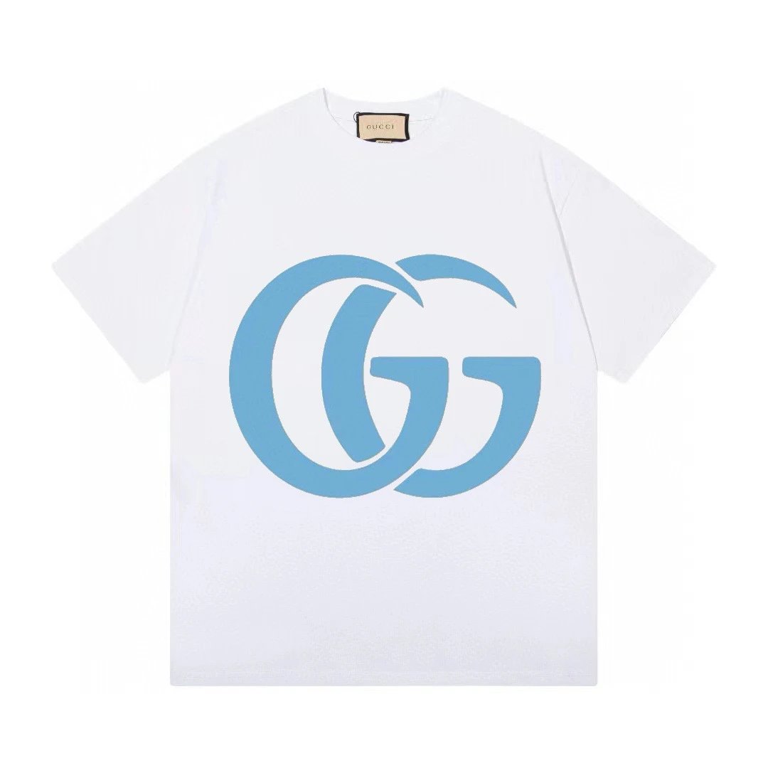 Gucci T-Shirts Short-Sleeve Graphic Logo — 06