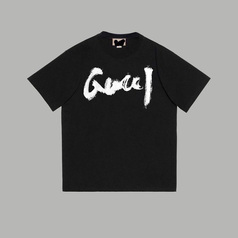 Gucci T-Shirts Short-Sleeve Graphic Logo — 24