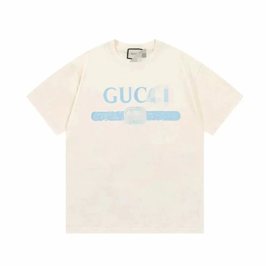 Gucci T-Shirts Short-Sleeve Graphic Logo — 23