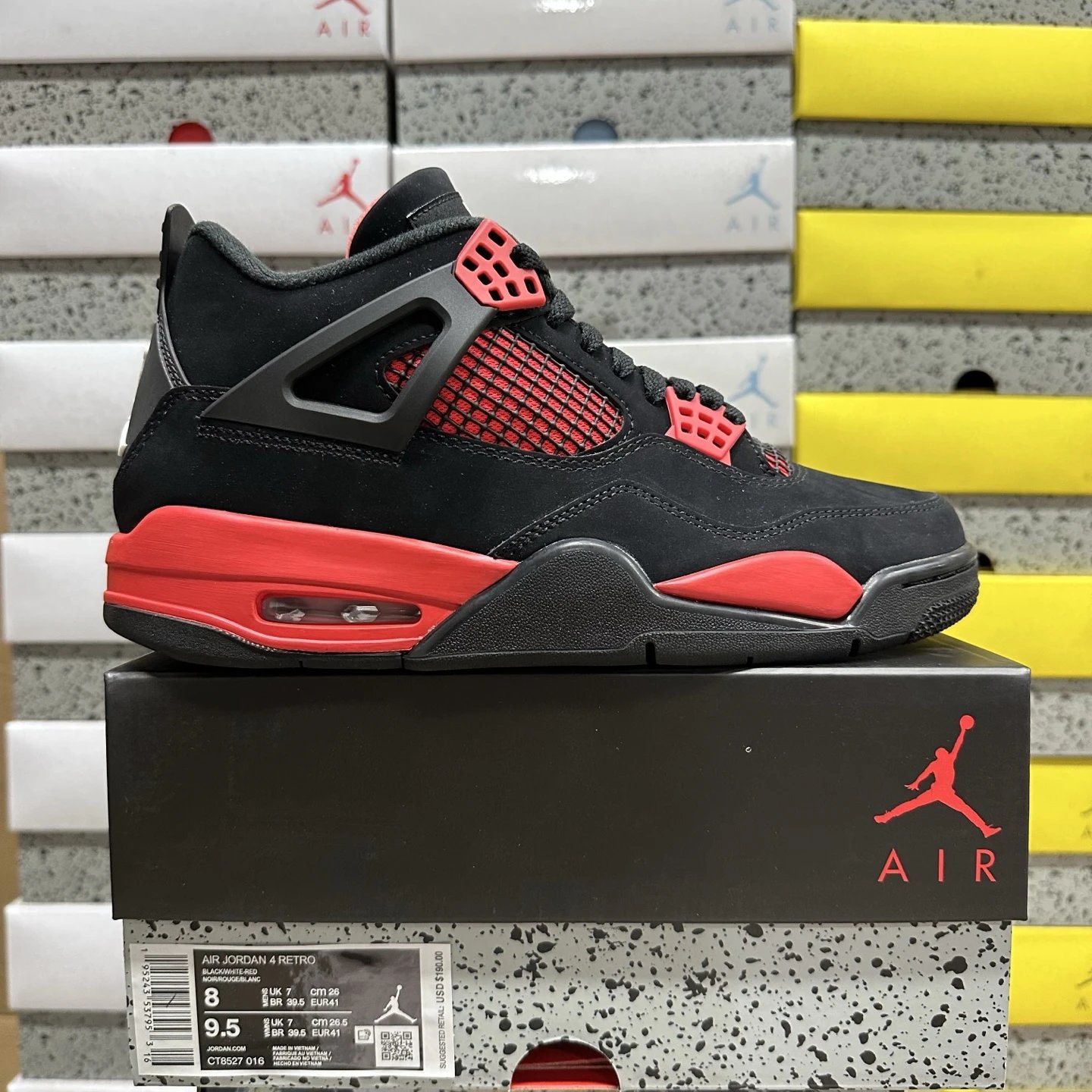 Jordan 4 Retro Red Thunder CT8527-016