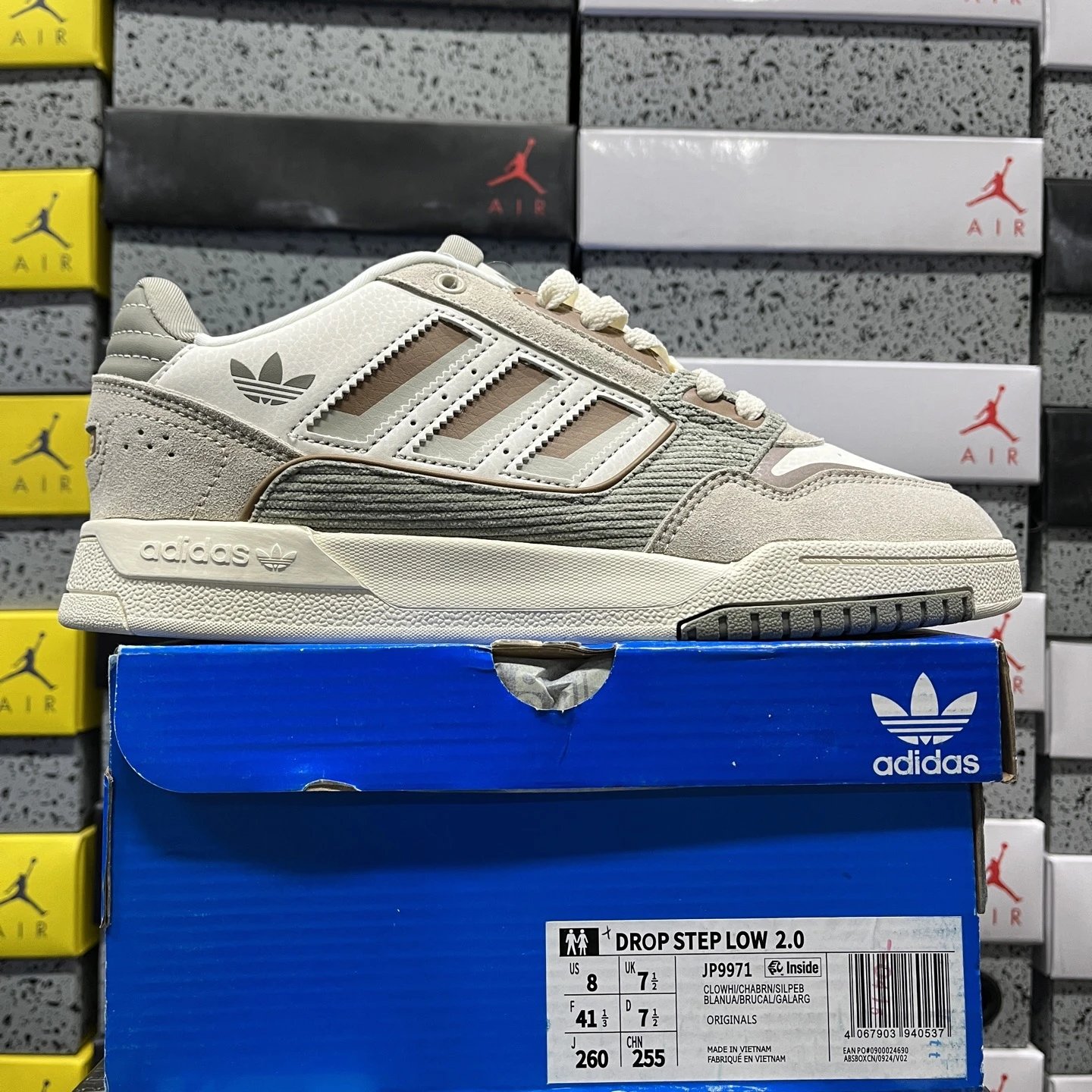 Adidas Multiple Drop Step models shown — JP9971