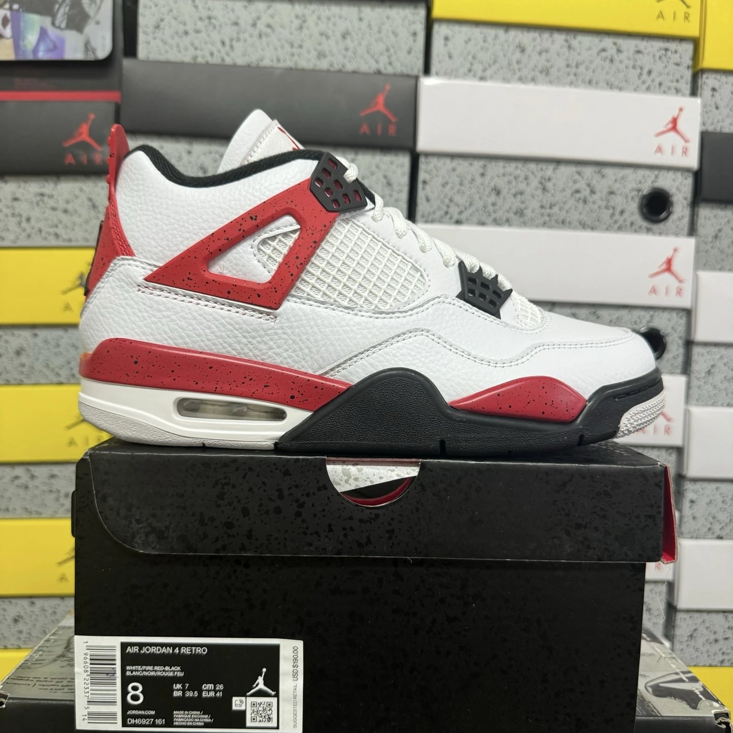 KZ AJ4 White/Red Cement [DH6927-161]