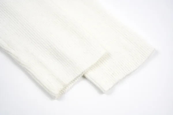 Prada Logo-Embroidered Ribbed Knit Sweater White - 9