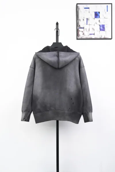 Design SAAA 13 / 69 Distressed Hoodie Gray Hoodie - 4