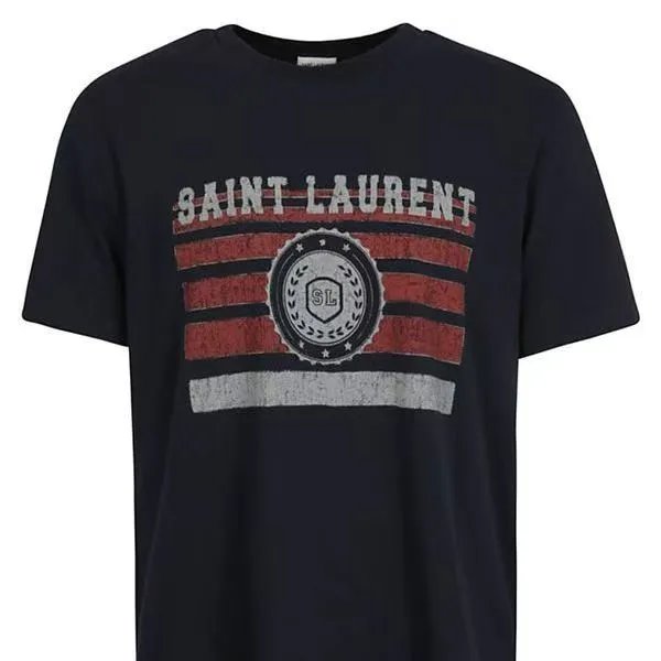 Navy blue short sleeved shirt