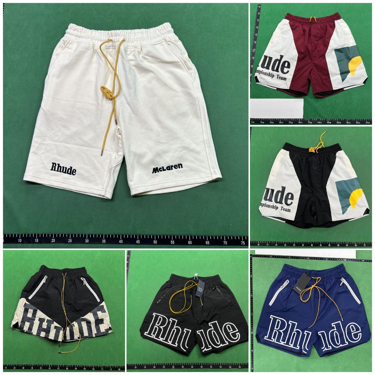 Rhude Track Шорты Beach pants Quick Dry Mesh Lined Athletic 1