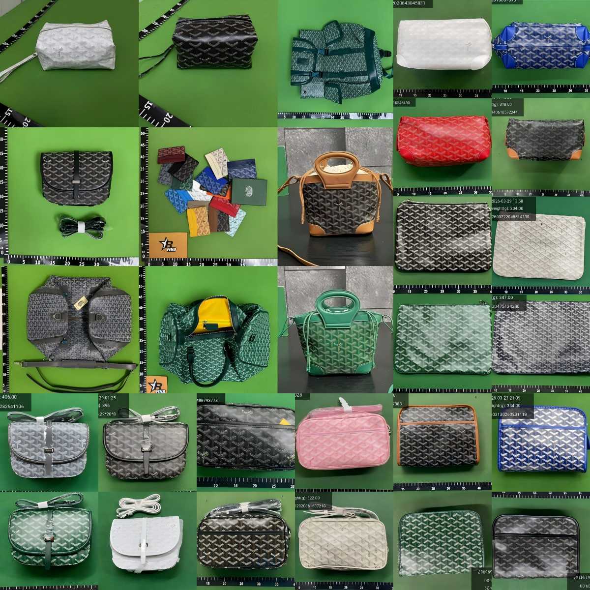 Pt02 Multi Color Wallet Collection - (Display image after selecting size) - WhatsApp+86 151 6068 1911